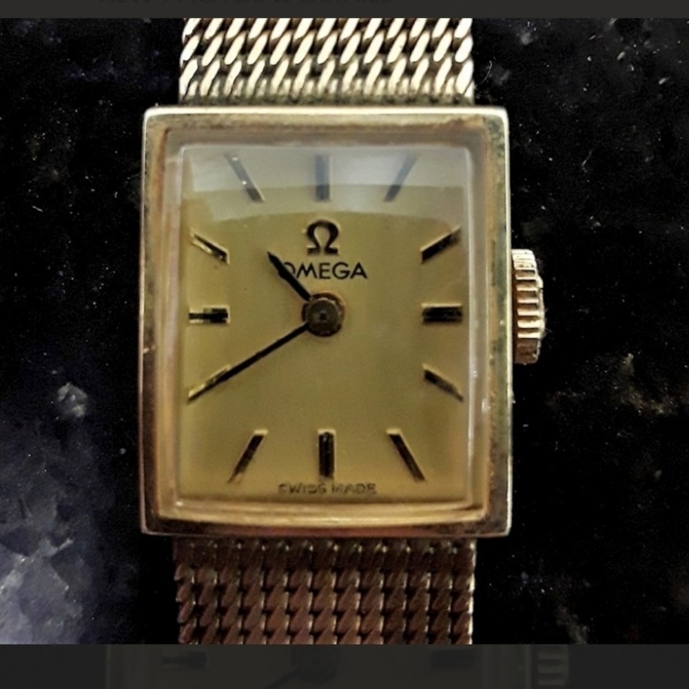OMEGA Vintage 1960s 10k Gold Filled Ladies Watch. WindUp, 17 Jewels,H-5330 Works